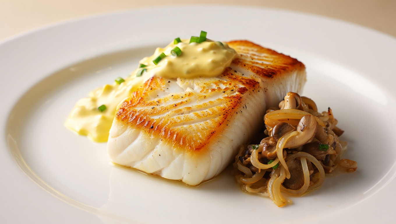 Zesty Seared Halibut
