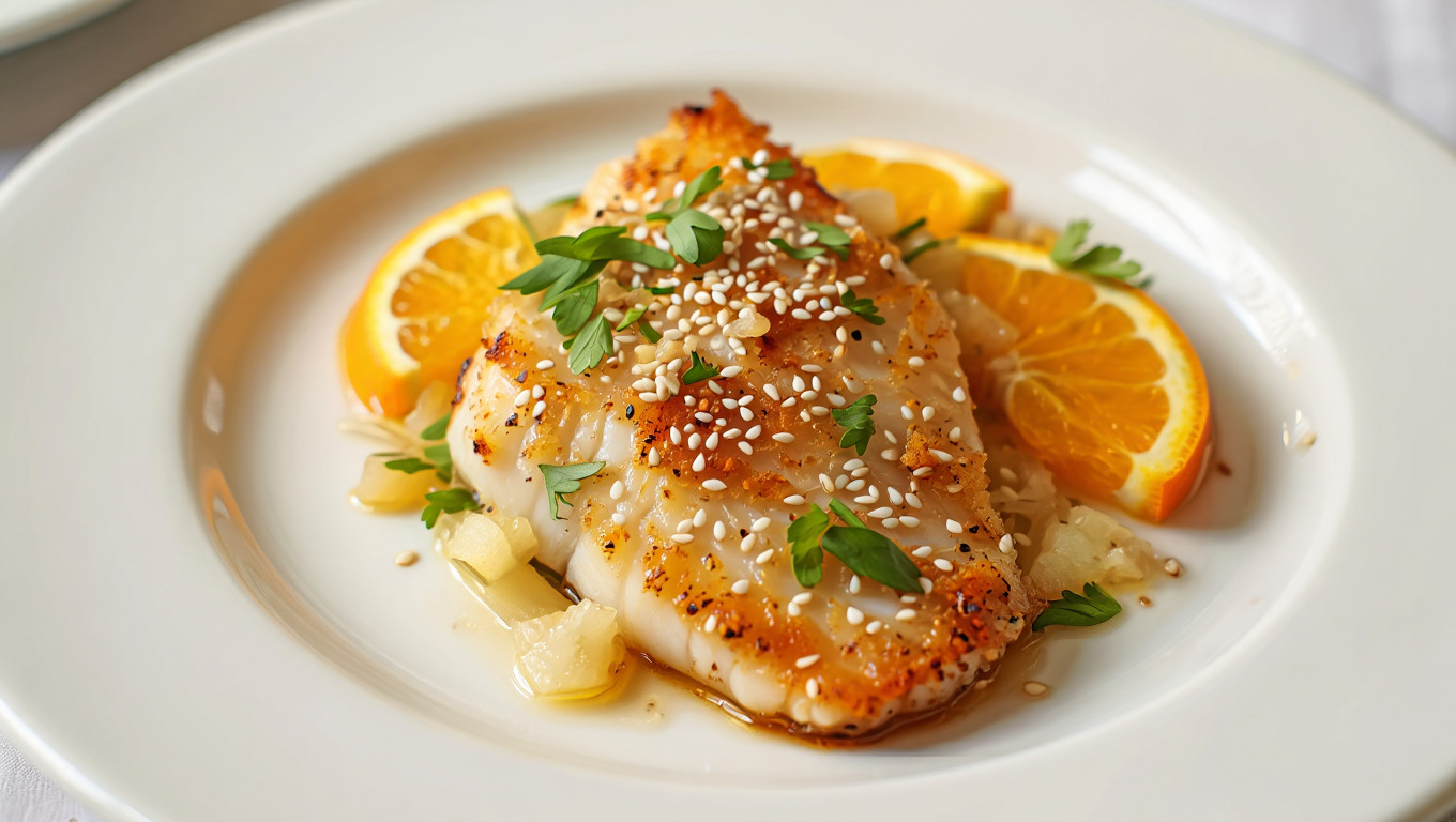 Zesty Sesame Tilapia