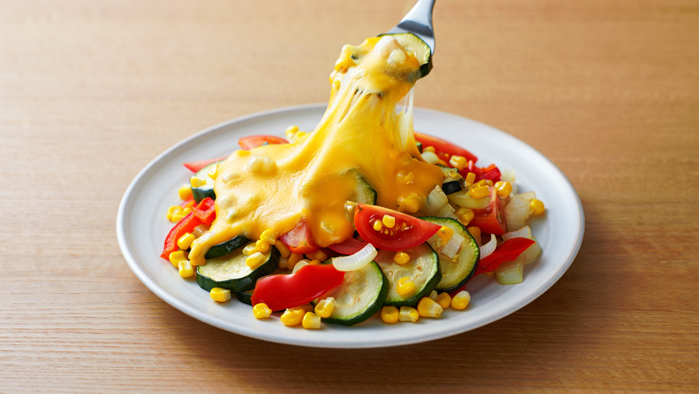 Zucchini and Corn with Cheese