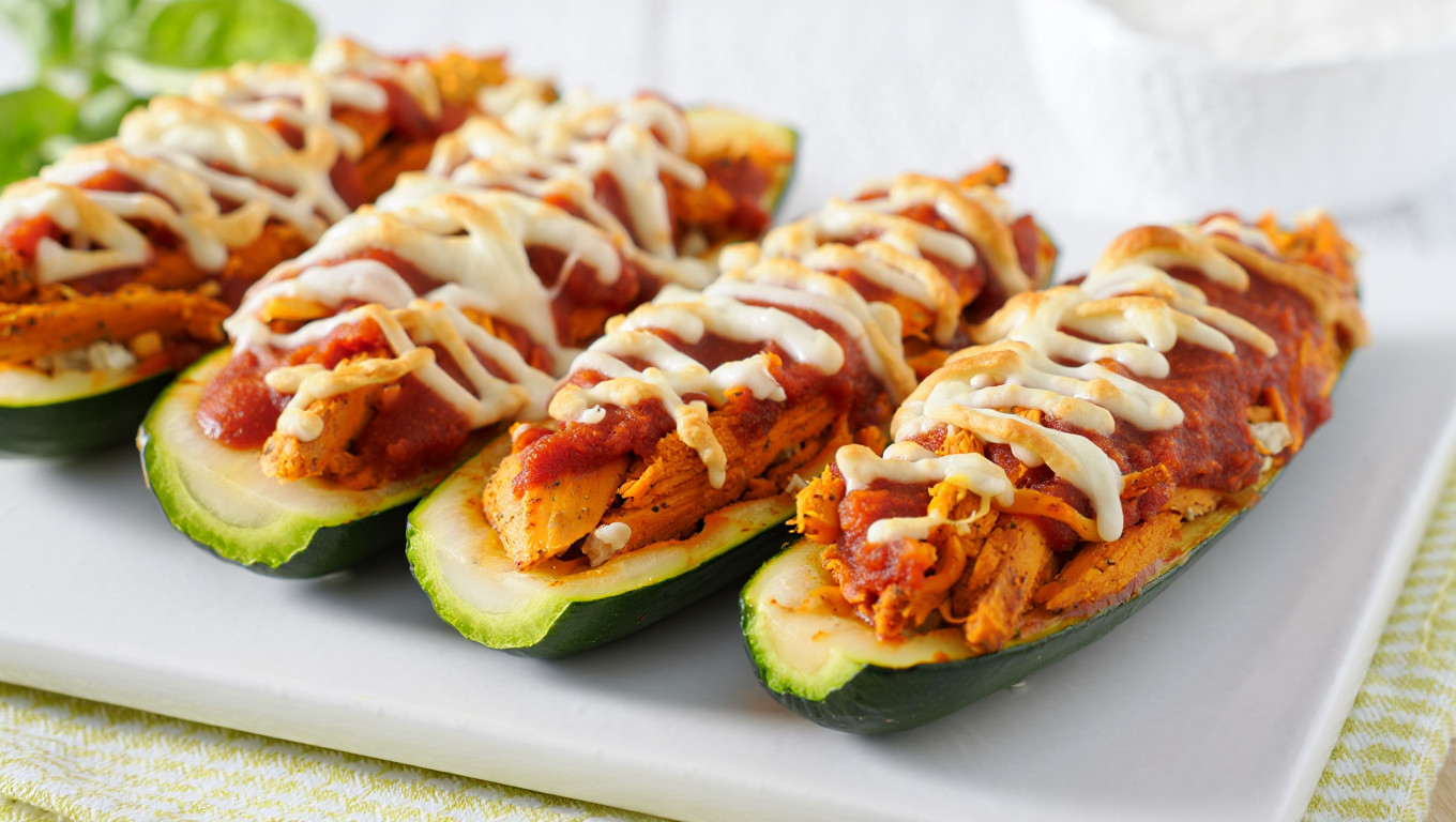Zucchini Chicken Enchiladas
