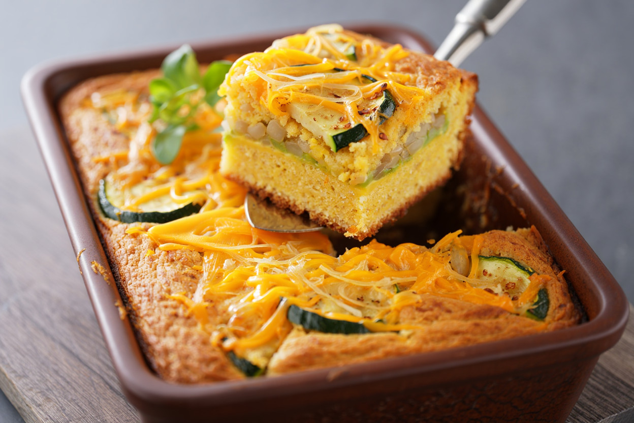 Zucchini Cornbread Bake