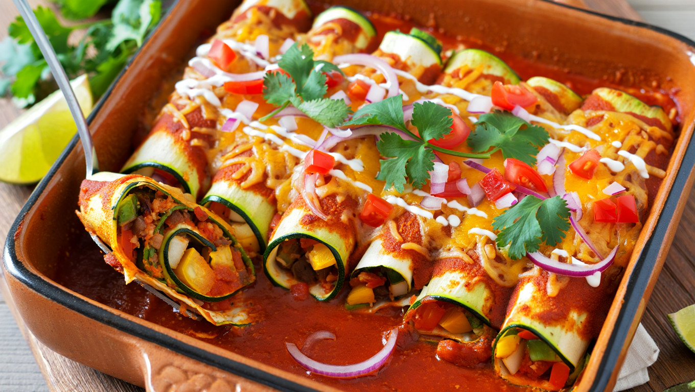 Zucchini Enchiladas