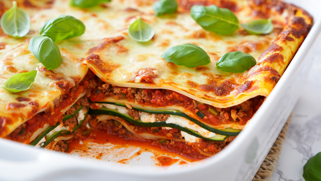 Zucchini Lasagna with Meat