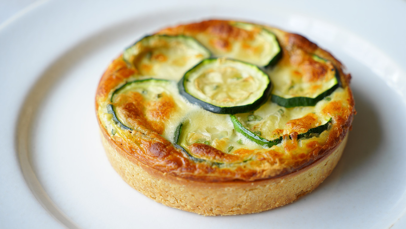 Zucchini Parmesan Quiche